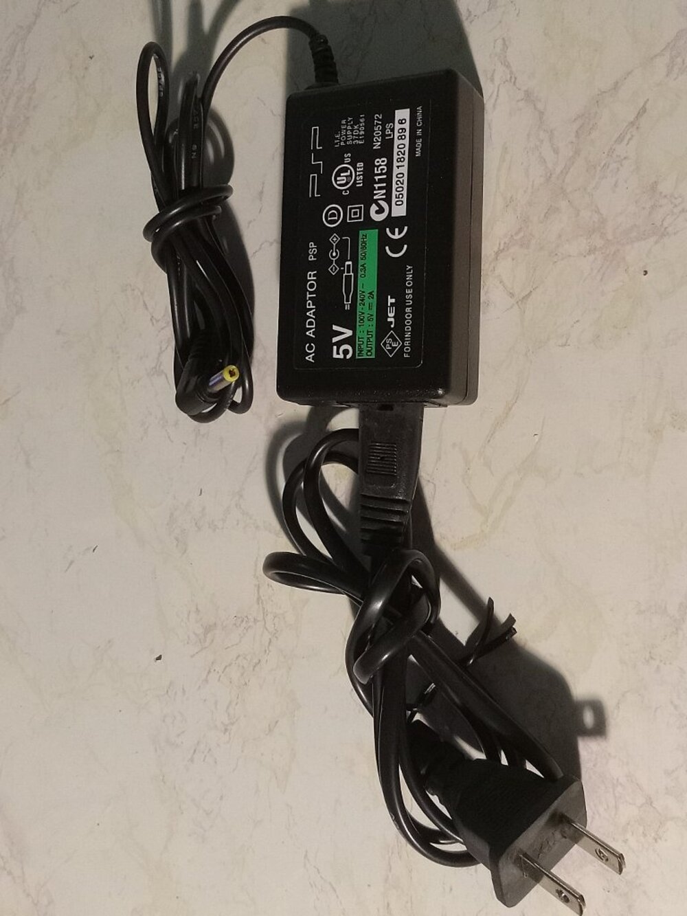 PSP Charger Cable Tested Playstation Portable Power Cord